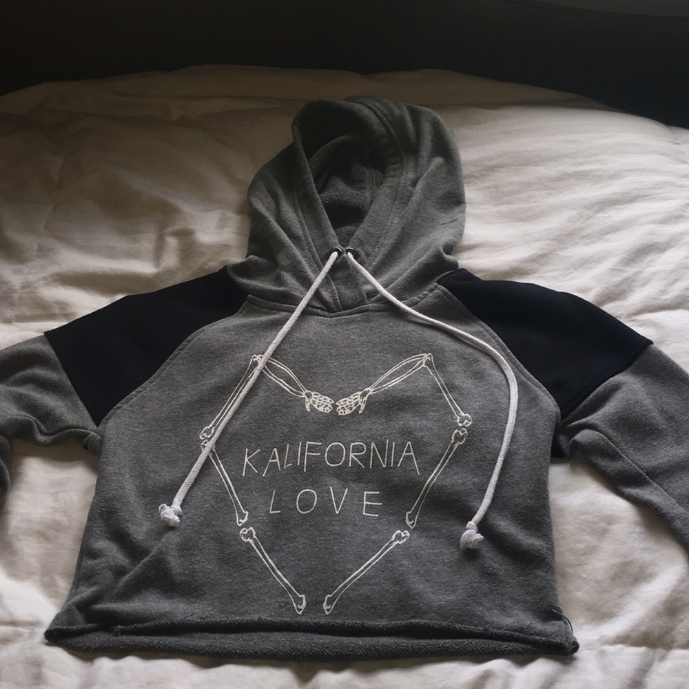 Long sleeved Cropped Hoodie Kendall & Kylie Pacsun
